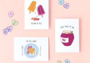 Valentine S Card Next Day Delivery Printable Food Pun Valentine S Day Cards Valentine Day