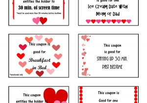 Valentine S Day Coupon Template Valentine 39 S Day Love Coupons events to Celebrate