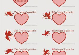 Valentine S Day Coupon Template Valentine Coupons Free Printable