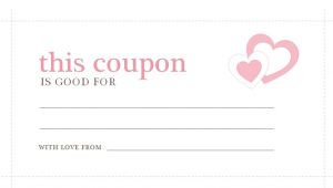 Valentine S Day Coupon Template Valentines Day Coupons Valentines Day Coupons Template