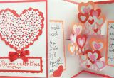 Valentine S Day Pop Up Card Diy Pop Up Valentine Day Card How to Make Pop Up Card for