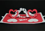 Valentine S Day Pop Up Card Valentine S Day Pop Up Card Twisting Hearts Tutorial