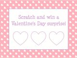Valentine Scratch Off Template Diy Scratch Off Valentines for Kids and Adults the