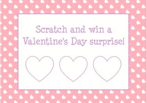 Valentine Scratch Off Template Diy Scratch Off Valentines for Kids and Adults the