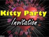 Valentine theme Kitty Party Invitation Card Love theme Kitty Party Invite Games Ideas Valentine