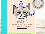 Valentine theme Kitty Party Invitation Card Printable Grumpy Cat Invitation Card Boyfriend Funny