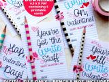 Valentine Things to Write In A Card Instant Download Write Stuff Valentine S Day Card