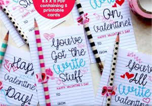 Valentine Things to Write In A Card Instant Download Write Stuff Valentine S Day Card