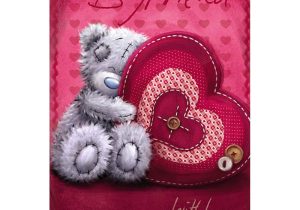 Valentine Wish Card with Name for My Boyfriend Me to You Tatty Teddy Love Partner
