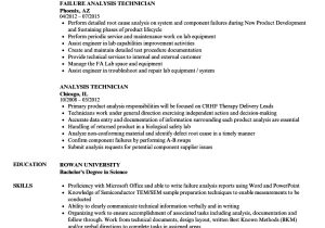 Valve Technician Resume In Word format Analysis Technician Resume Samples Velvet Jobs