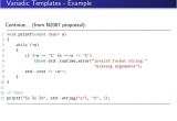 Variadic Templates C C 0x Introduction to some Amazing Features