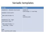 Variadic Templates C C 11