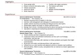 Vehicle Integration Engineer Resume General Maintenance Technician Resume Examples Free to