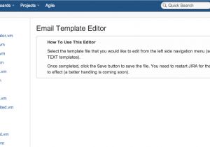 Velocity Email Template Outgoing Email Template Editor for Jira atlassian
