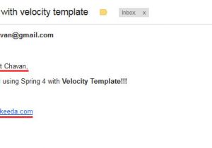 Velocity Email Template Spring 4 Sending Email with Velocity Template
