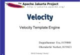 Velocity Template Engine Velocity Template Engine Ppt Herunterladen