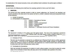 Vendor Terms and Conditions Template 14 Vendor Contract Templates Samples Examples format