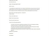 Verbal Agreement Contract Template 32 Sample Agreement Letters Word Pdf