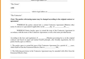 Verbal Agreement Contract Template 9 Contract Agreement Letter Examples Pdf Examples