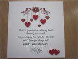 Verse for 1st Wedding Anniversary Card Details About Personalised Handmade Anniversary Engagement