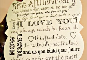 Verse for 1st Wedding Anniversary Card First Year Anniversary Dating Poem