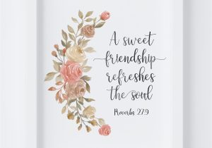 Verse for New Home Greeting Card Pink Floral Bible Verse by Watercolorartwork Flower Art