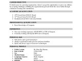 Very Basic Resume format Simple Resume format In Doc with Simple Resume format Free