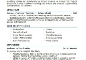 Vet Tech Student Resume Samples Resume Examples Veterinary assistant assistant