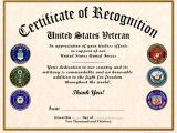 Veterans Appreciation Certificate Template 10 Best Images Of Veterans Certificates Templates