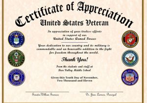 Veterans Appreciation Certificate Template Certificate Of Appreciation Wording Task List Templates