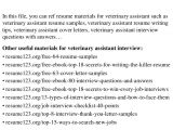 Veterinary assistant Resume Samples top 8 Veterinary assistant Resume Samples