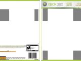 Video Game Cover Template the Gallery for Gt Xbox 360 Game Case Blank