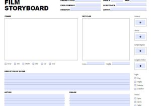 Video Storyboard Template Powerpoint 7 Movie Storyboard Templates Doc Excel Pdf Ppt
