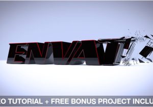 Videohive Cinema 4d Templates Free Download Reverse Shatter Logo Sting by Aaronhd Videohive