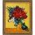 Vincent Van Gogh Happy Birthday Card Still Life Red Poppies and Daisies 20 X26 On Canvas Vincent