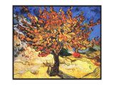 Vincent Van Gogh Happy Birthday Card Vincent Van Gogh the Mulberry Tree Fine Art Canvas Print