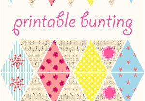 Vintage Bunting Template 5 Best Images Of Free Printable Paper Bunting Free