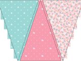 Vintage Bunting Template Printable Pennant Bunting Ideas Fiesta soy Luna