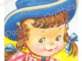 Vintage Happy Birthday Card Images Pin Auf A Gute Madchen