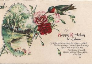 Vintage Happy Birthday Card Images Vintage Cards Leaping Frog Designs Vintage Post Card