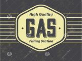 Vintage Sign Templates Free Vintage Gasoline Sign Retro Template Stock Vector