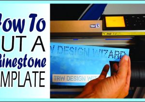 Vinyl Cutter Templates How to Make A Rhinestone Template with Your Graphtec Vinyl