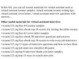 Virtual assistant Resume Sample top 8 Virtual assistant Resume Samples