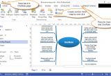 Visio Mind Map Template Create New Visio Brainstorming Mindmap Drawing In