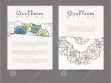 Visiting Card Background Design Free Download Set Of Vector Design Templates Brochures In Random Flower