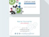 Visiting Card Background Eps File Engineering Business Card or Name Card Template