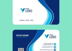 Visiting Card Background Eps Vector Blaue Elegante Unternehmenskarte Free Psd Download