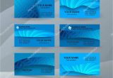 Visiting Card Background Eps Vector Business Card Background Blue Set Of Horizontal Templates10