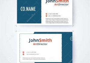 Visiting Card Background Eps Vector Business Card Template for Commercial Design On White