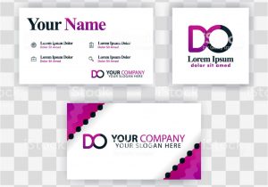 Visiting Card Background Eps Vector Clean Business Card Template Concept Vector Purple Modern